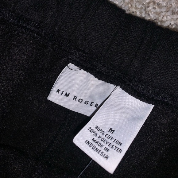 BRAND NWT Kim Rogers Black Pants size M - Picture 5 of 7